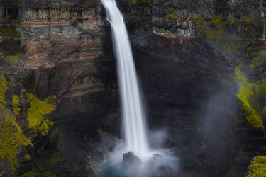 Haifoss II fine art landscape photograph, Iceland by Emma Willetts