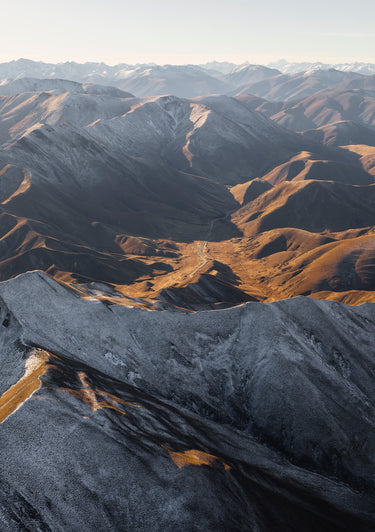 Lindis Highway fine art landscape photograph, Lindis Pass, New Zealand by Emma Willetts