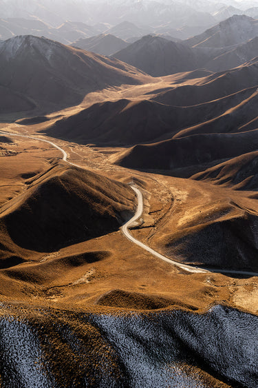 Lindis Tones fine art landscape photograph, Lindis Pass, New Zealand by Emma Willetts