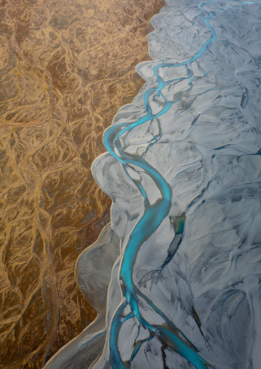 Tasman Flow fine art landscape photograph, Mackenzie Country, New Zealand by Emma Willetts