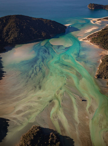 Awaroa Inlet fine art landscape photograph, Mackenzie Country, New Zealand by Emma Willetts
