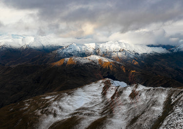 Coronet Peak Glow fine art landscape photograph by Emma Willetts