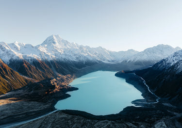 Tasman Lake fine art landscape photograph, Mackenzie Country, New Zealand by Emma Willetts