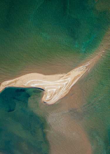 aerial photo print of Wainui Abel Tasman New Zealand