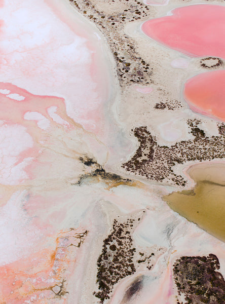 'Bubblegum' photographic print, Hutt Lagoon, Western Australia