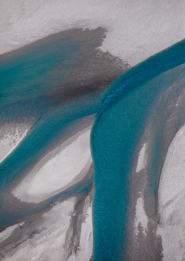 Paint Spill | Haast River fine art landscape photograph, West Coast, New Zealand by Emma Willetts