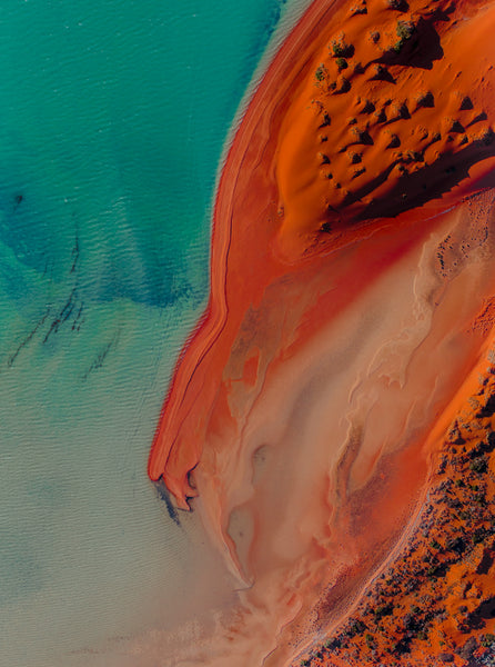 'Red Earth' Photographic Print, Shark Bay Western Australia