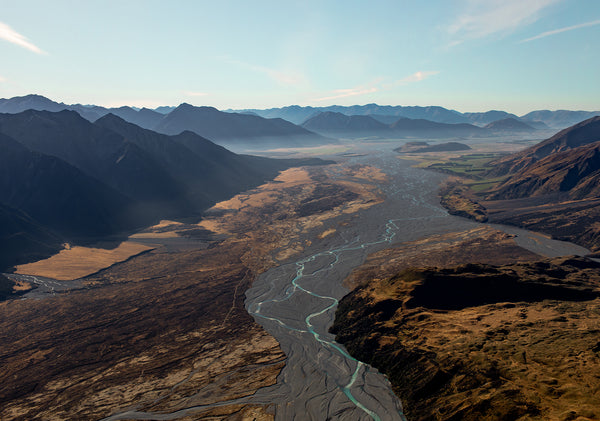 'Rakaia River' Photographic Print 1, Canterbury New Zealand