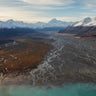 Tasman River Glow fine art landscape photograph, Mackenzie Country, New Zealand by Emma Willetts