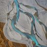 Tasman River Braids fine art landscape photograph, Mackenzie Country, New Zealand by Emma Willetts