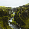 Fjadrárgljúfur Canyon II fine art landscape photograph, Iceland by Emma Willetts
