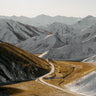 Lindis Pass Journey fine art landscape photograph, Lindis Pass, New Zealand by Emma Willetts
