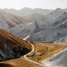 Winter Light fine art landscape photograph, Lindis Pass, New Zealand by Emma Willetts