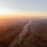 Golden Hour | Waitaki River, NZ fine art landscape photograph, Waitaki, New Zealand by Emma Willetts