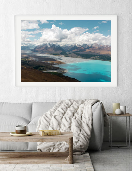'Perspective' Photographic Print, Lake Pukaki Mt Cook, New Zealand
