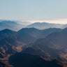 Aerial photo print of the Lindis Pass New Zealand