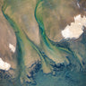aerial photograph of wainui bay abel tasman new zealand