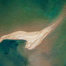 aerial photo print of Wainui Abel Tasman New Zealand