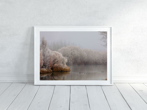 'Kellands Pond Hoar Frost' Photographic Print 2, Twizel New Zealand
