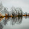Hoar Frost Twilight | Kellands Pond fine art landscape photograph by Emma Willetts
