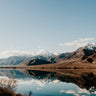 Benmore Reflections fine art landscape photograph, Waitaki, New Zealand by Emma Willetts